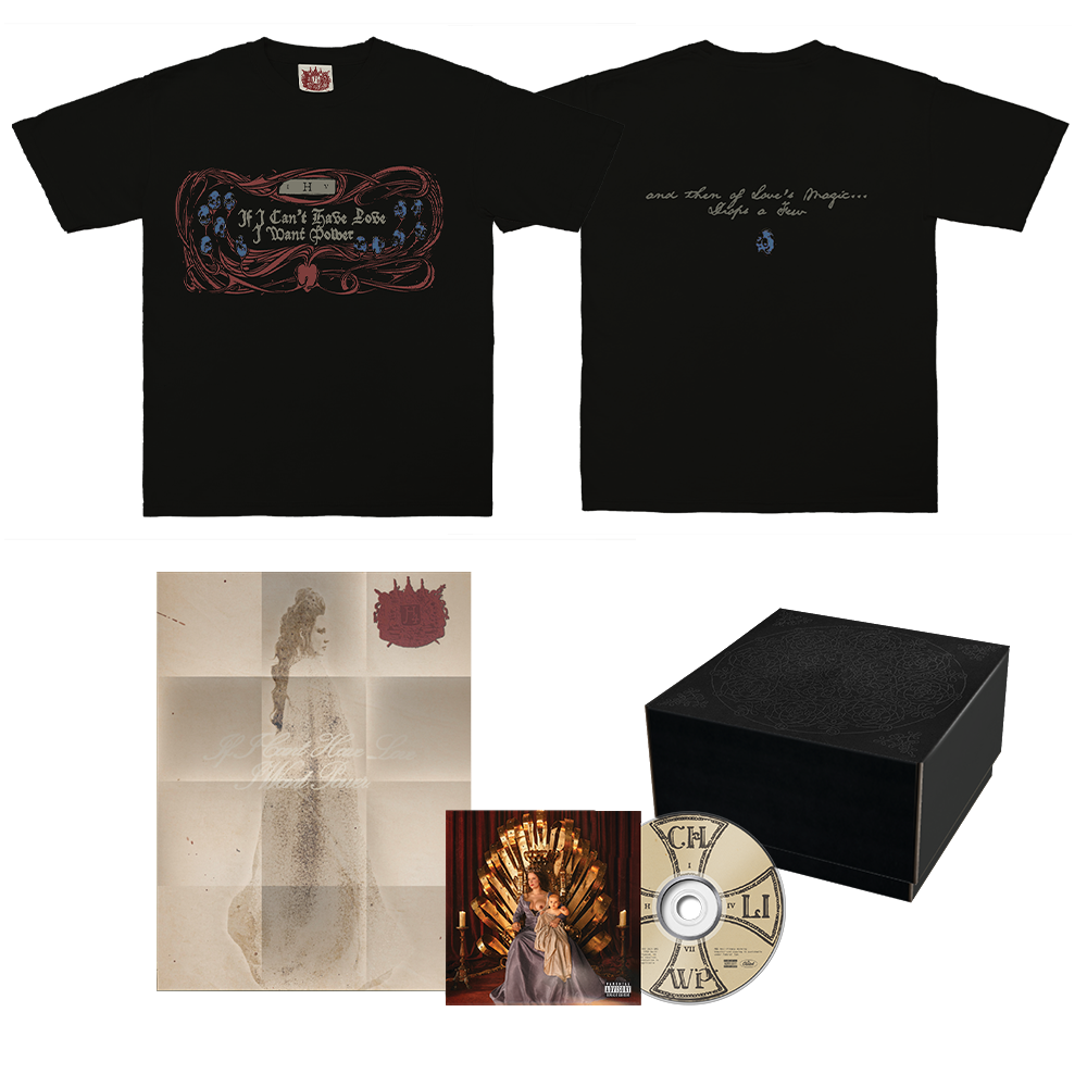 If I Can't Have Love, I Want Power – Skeleton T-Shirt & CD Box Set