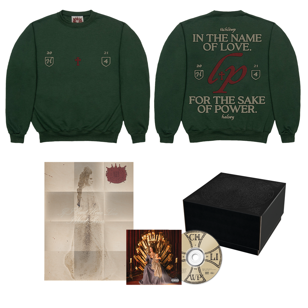 If I Can’t Have Love, I Want Power – Love and Power Green Crewneck & CD Box Set