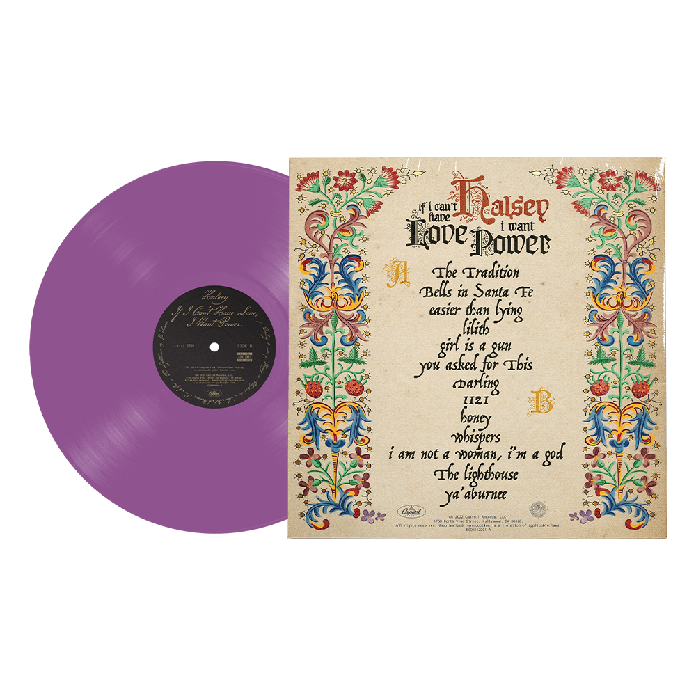 If I Can't Have Love, I Want Power - Limited Edition Purple LP Back